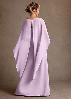 Azazie Marilla Moeder van de bruid jurken A-Lijn Jurk van Chiffon Geplooid Frosted Lila image3
