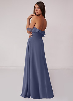 Barbie ♥ Azazie Bridesmaid Dresses Stormy A-Line Off the Shoulder Chiffon Convertible Dress image2
