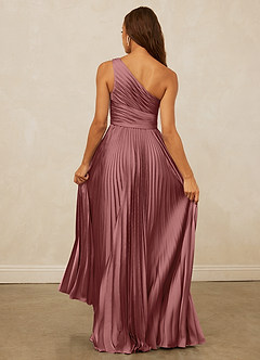 Christian Siriano Bridal for Azazie 1008 Bridesmaid Dresses Amethyst A-Line One Shoulder Stretch Satin Dress image7
