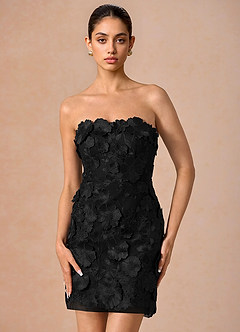 Della Black Mini Dress image4