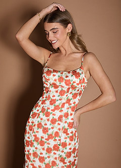 persimmon colored bridesmaid dresses Morilee 21836 Bridesmaid Dress