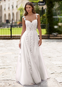 Dreamscape White A-line Prom Dress image3