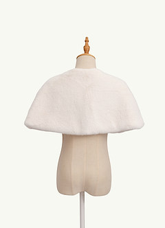 front Faux Fur Capelet