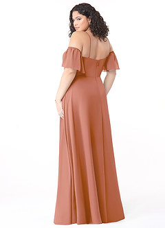 Azazie Sue Bridesmaid Dresses MAI TAI A-Line Off the Shoulder Chiffon Convertible Dress image10