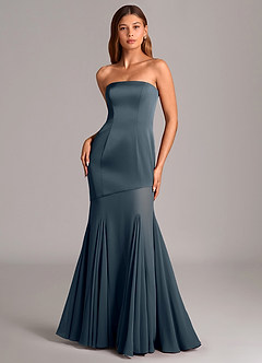 Azazie Uma Bridesmaid Dresses Twilight Mermaid Strapless Chiffon Convertible Dress image1