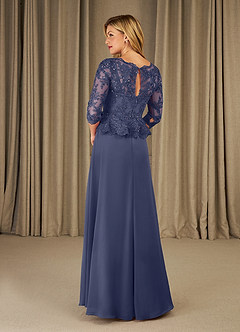 Azazie Averie Mother of the Bride Dresses Stormy A-Line Boatneck Sequins Chiffon Dress image5