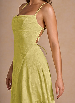 Marlo Amarillo Pastel Vestido de fiesta de graduación image6