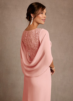 Azazie Forums Mother of the Bride Dresses Rosette A-Line Lace Dress image5