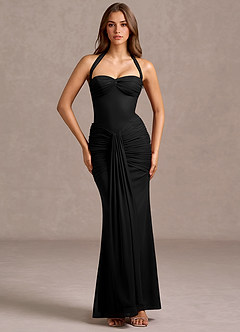 Maxi jurk Cassia Zwart image4