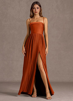 Nayeli Rust Maxi Dress image4