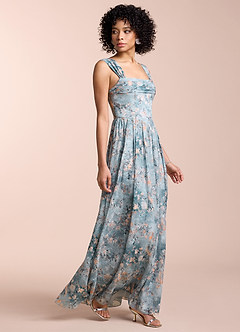 Aleah Powder Blue Maxi Dress image3