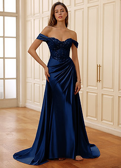 Rowane Neptune Corset Rhinestone Sheer Lace Prom Dress image5