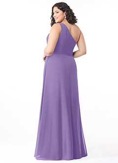 Azazie Dallas Jurken voor bruidsmeisjes Jurk van Chiffon met A-Lijn One-Shoulder Tahiti image7