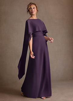 Azazie Marilla Suknie dla Matki Panny Młodej Linia A Pofałdowany Szyfon Długość podłogi Sukienka image2