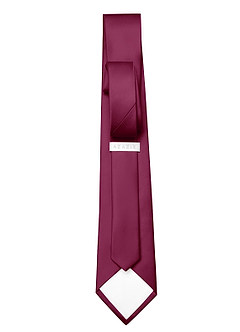 front Matte Satin Wide Tie