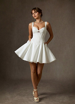 Azazie Arwen 웨딩드레스 미니 드레스 image5