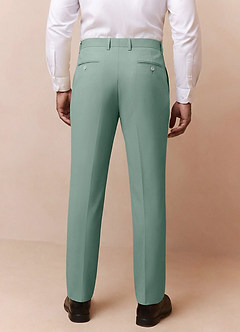 front Owen Matcha Lightweight Tailored Dress Pants