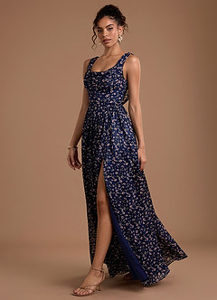 Abito Maxi Vichy Floreale Noellia image4