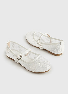 front Lace Ballet Girl's Flat Shoes