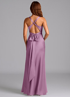 Azazie Hati Brudtärnklänningar Klä av Sjöjungfru i Stretch Satin Blåregn image7