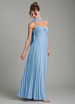 Azazie Tempest At-home Try On Dresses Agave Empire Corset Chiffon Convertible Dress image7