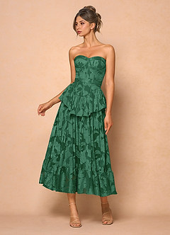 Emery Dark Green Midi Dress image4