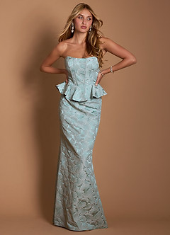 Maxi jurk Rebecca Fransblauw image5