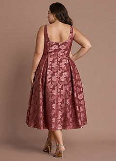 Briac Vintage Rose A-line Midi Dress image2