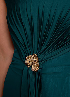 Midi jurk Natalie Bos Groen image4