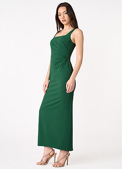 Sonia Emerald Green Pleated Dress image3