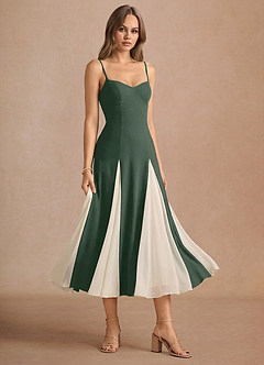 Vestido Eucalipto Midi Jessenia