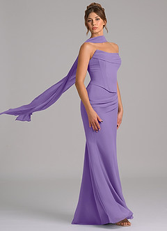 Azazie Sorrel Suknie dla druhen Syrena Gorset Szyfon Do ziemi Sukienka image3