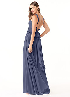 Azazie Dionne Final Sale Stormy A-Line Corset Chiffon Dress image5