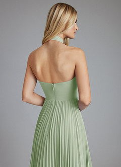 Azazie Keita Final Sale Black A-Line Pleated Chiffon Dress image3