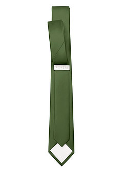 front Matching Skinny Tie & Pocket Square & Socks Set