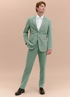 front William Dusty Sage Comfort Blend Suit