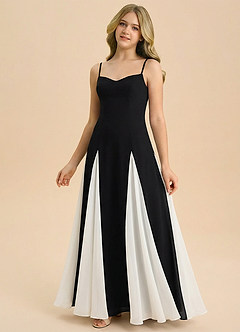 Azazie Jessenia Junior Formal Klä av A-Line i Stretch crepe Älskling Halsringning image3