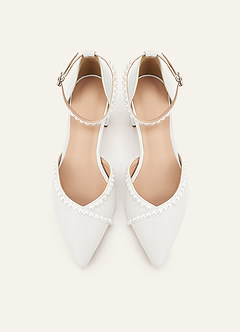 front Spitz zulaufende Pumps mit mittelhohem Absatz, geschlossene Zehenpartie, Hochzeitsschuhe