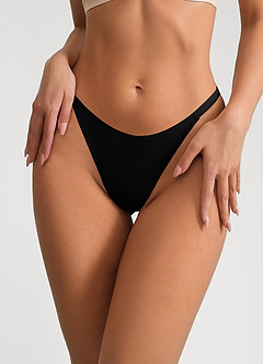 front Tangas sin costuras con espalda en T (3 fotos)