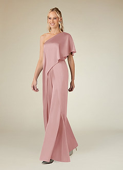 Azazie Hagretta 신부의 어머니 드레스 점프수트/팬츠수트 스트레치 새틴 image4