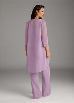 Azazie Maura Mother of the Bride Dresses Wisteria Jumpsuit/Pantsuit Sequins Chiffon Dress image4