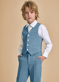 front Oliver Garçons Bleu Clair Costume 3 pièces