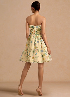 Evangeline Lemon Multi Mini Dress image2