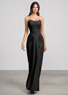 Vestido Negro Largo Virelle image2