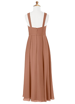Azazie Simoan Junior Bronzer A-Line Sweetheart Neckline Chiffon Dress image5
