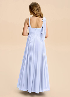 Azazie Rudy Junior Lavender A-Line Pleated Chiffon Dress image2