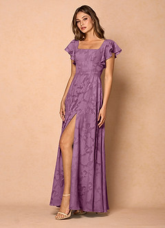 Anna Wisteria Ruffled Maxi Dress image3