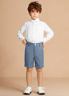 front Finn Dusty Blue Boy Shorts