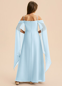 Azazie Moana Junior Klä av A-Line i Chiffong Plisserad image2