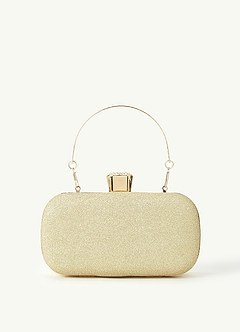 front Crystal And Rhinestone Embellished Clutch Bag